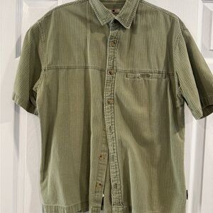 Woolrich Sage Green Casual Button Down Shirt